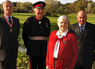 Val Dodsworth from Bungalow 26 receives her MBE